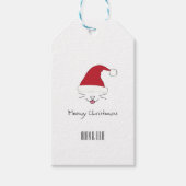 Meowy Christmas Gift Label Cadeaulabel (Voorkant)