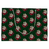 Meowy Christmas Maine Coon Cat  Groot Cadeauzakje (Achterkant)