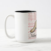 Meowy Christmas-mok Tweekleurige Koffiemok (Links)