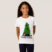 MEOWY CHRISTMAS, prettige kerstcadeaus, kerstcadea T-shirt (Voorkant volledig)
