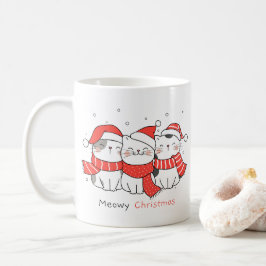 Meowy Christmas - Schattige feestkatten Koffiemok