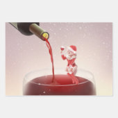 Meowy Christmas Toast Inpakpapier Vel (Voorkant 2)