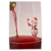 Meowy Christmas Toast Medium Cadeauzakje (Achterkant)