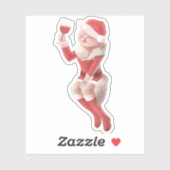 Meowy Christmas Toast Sticker (Vel)