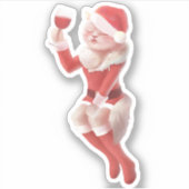Meowy Christmas Toast Sticker (Voorkant)