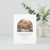 Meowy Christmas van Schattigee Cat Arch-foto Feestdagenkaart (Staand voorkant)