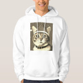 Meowy Christmas Vibes Hoodie (Voorkant)