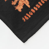 Meowy Christmas Xmas Tree Cat Ugly Sweater Pajamas Fleece Deken (Hoek)