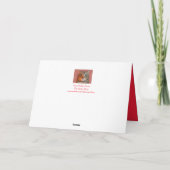 Meowy en Bright Cat Christmas Feestdagen Kaart (Achterkant)