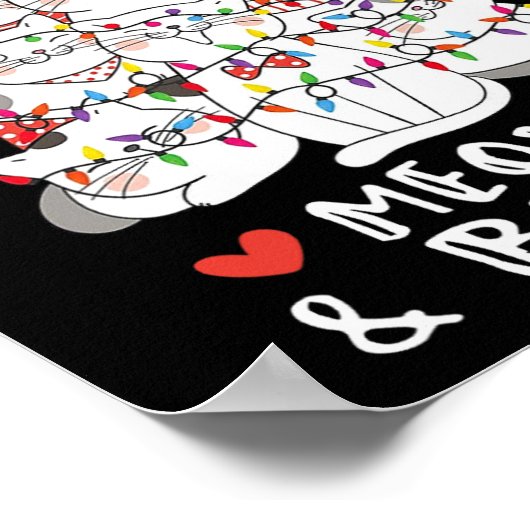 Meowy en Bright Cat Tree Leuke Dier Kitten Chris Poster (Hoek)