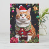  Meowy  Feestdagenkaart (Staand voorkant)