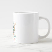 Meowy Funny Christmas Cat Grote Koffiekop (Rechts)