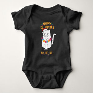 Meowy Kalikimaka - Funny Cat Kerstmis Romper