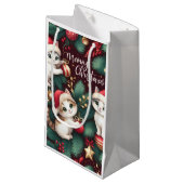 Meowy Kerst - Klein Cadeauzakje (Voorkant Gekanteld)