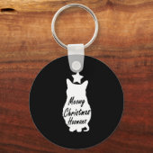 MEOWY Kerst Sleutelhanger (Voorkant)