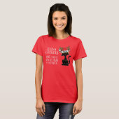Meowy Kersta Sarcastic Cat  Name T-shirt (Voorkant volledig)