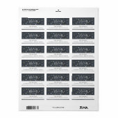 Meowy Kerstalkboard Cat Holiday Adres Etiket (Full Sheet)