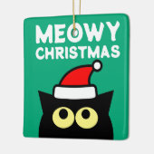 Meowy Kerstboom ornament voor kattenliefhebbers (Links)