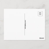 Meowy kerstBriefkaart Briefkaart (Achterkant)