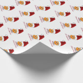 Meowy kerstcadeautje cadeaupapier (Hoek)