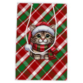 Meowy Kerstcadeauzak Medium Cadeauzakje (Achterkant)