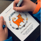 Meowy Kerstcute Cat Folie Feestdagenkaart