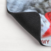 Meowy Kerstcute Gray Tabby Cat Muismat (Hoek)