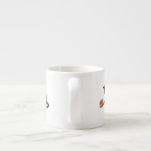 Meowy Kerstfeest Funny Cat Espresso Kop (Achterkant)