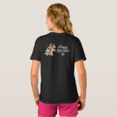 Meowy KerstHappy Reindeer T-Shirt (Achterkant volledig)