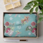 Meowy KerstHappy Reindeer Tissuepapier (Geschenk)