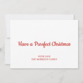 Meowy kerstKaart voor kattenbroodjes (Achterkant)