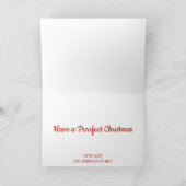 Meowy kerstKaart voor kattenbroodjes Feestdagen Kaart (Binnen)