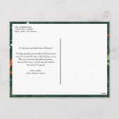 Meowy kerstkalligrafie moderne foto kat feestdagenkaart (Achterkant)