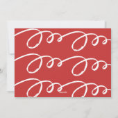 Meowy kerstkat foto feestdagenkaart (Achterkant)