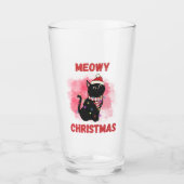 Meowy kerstkat glas (Voorkant)
