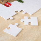 Meowy kerstkat/kattever legpuzzel (Zijkant)