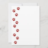 Meowy Kerstkat Kitten Foto White (Achterkant)