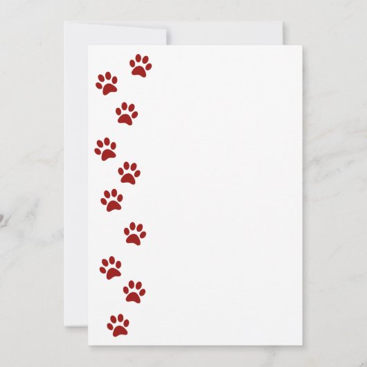 Meowy Kerstkat Kitten Foto White (Achterkant)