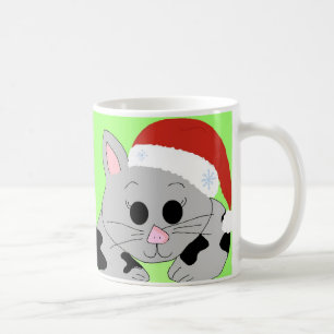 Meowy kerstkat koffiemok