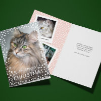 Meowy kerstkat Lover Holiday Greeting Kaart