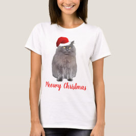 Meowy kerstKat T-shirt