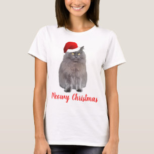 Meowy kerstKat T-shirt