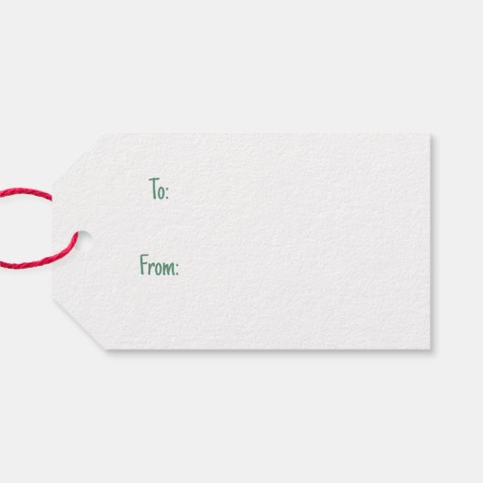 Meowy kerstkatten cadeaulabel (Achterkant Horizontaal)