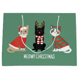 Meowy kerstkatten groot cadeauzakje