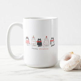 Meowy kerstkatten koffiemok