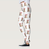 Meowy kerstkittens Leggings (Links)