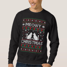 Meowy Kerstlelijke kersttrui met katten