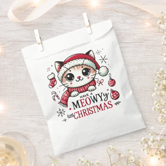 Meowy Kerstmis Bedankzakje (Geknipt)