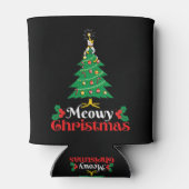 Meowy Kerstmis Blikjeskoeler (Achterkant)