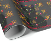 Meowy Kerstmis | cadeau voor kattenliefhebbers | z Cadeaupapier (Rol Hoek)